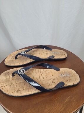 NWT Michael Kors Jet Set Jelly Cork Flip-Flops – Brand New 7M